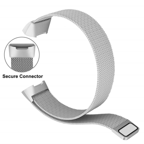 Milanese Loop Armband Fitbit Charge 3/4 Silver