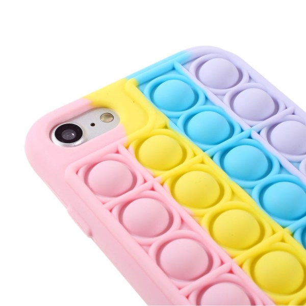 iPhone 7/8/SE Cover Silikone Pop It Fidget Pink