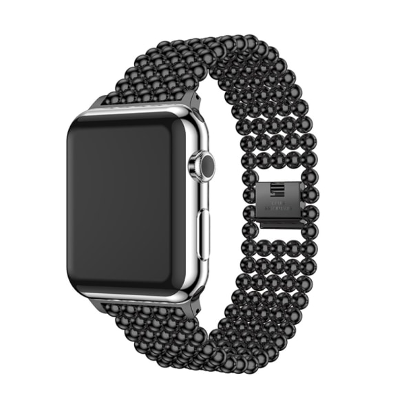Beads Link Armband Apple Watch 42/44/45/49 mm Svart