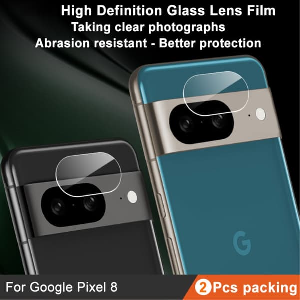 Imak 2 Pack Härdat Glas Linsskydd Google Pixel 8