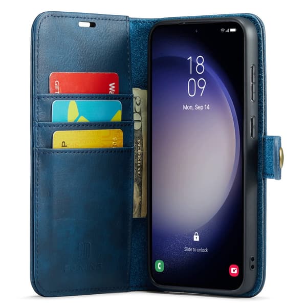 DG.MING 2-i-1 Magnetiskt Plånboksfodral Samsung Galaxy A35 Blå