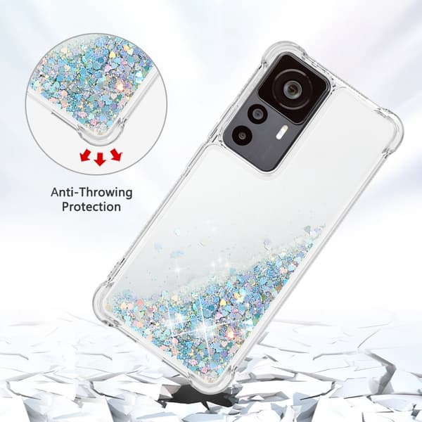 Glitter Bling TPU Case Xiaomi 12T Silver