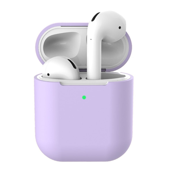 Silikonskal Apple AirPods Trådlöst Laddningsetui Lila