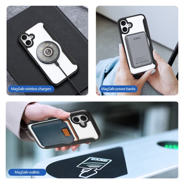 Dux Ducis Skin X Pro MagSafe Etui iPhone 16 Sort