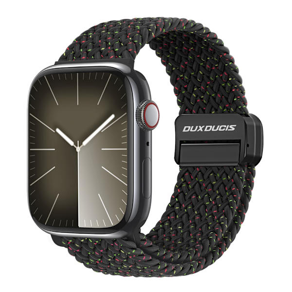 Dux Ducis Elastic Nylon Woven Strap Apple Watch 41mm Series 9 Bl