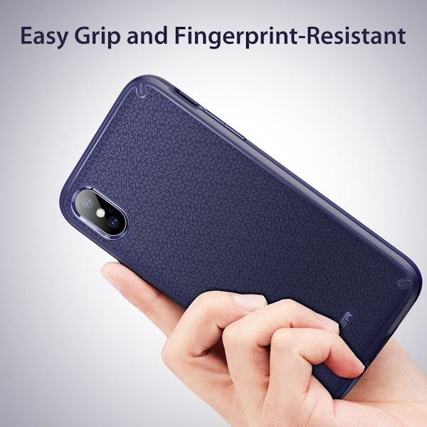 ESR Kikko Slim -kuori iPhone XS Max - sininen