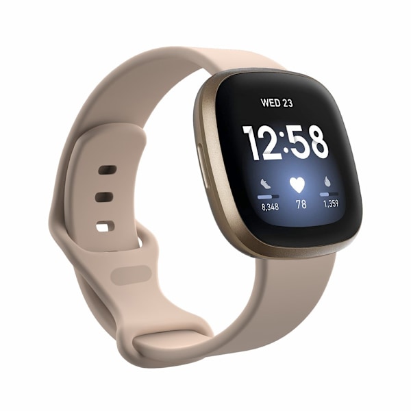 Silikonearmbånd Fitbit Versa 3/Sense Lyseblå