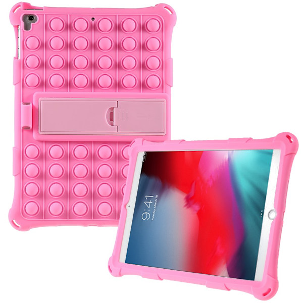 iPad 9.7 6. sukupolvi (2018) Pop It Fidget -kuori, vaaleanpunainen