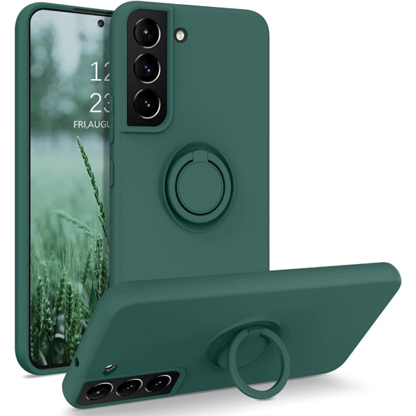 Samsung Galaxy S22 Cover Med Ring Holder Grøn
