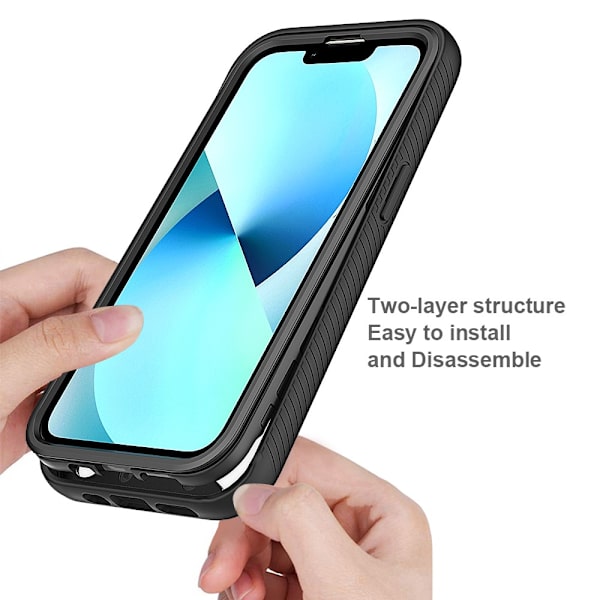 Allround Cover Skal iPhone 14 Svart