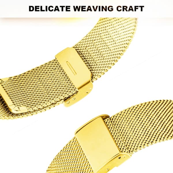 Milanese Mesh Bracelet Fitbit Charge 6 Guld
