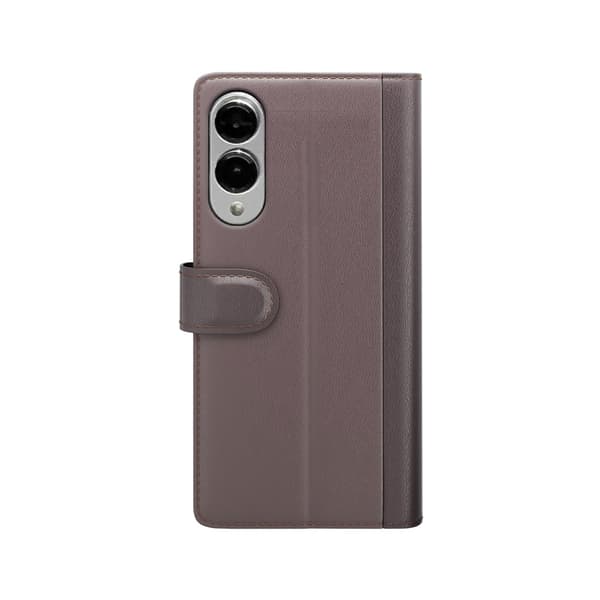 Äkta Läderfodral Samsung Galaxy S25 Edge Brun