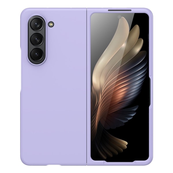 Hårdt cover med gummieret overflade til Samsung Galaxy Z Fold 5 Lilla