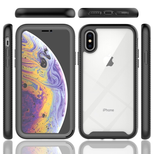 360 Full Cover Edge Cover iPhone XS Sort