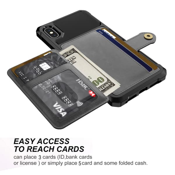 Multi-Slot Skal iPhone XS Max Sort