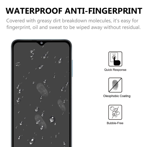 Fuld cover af hærdet glas skærmbeskytter til Samsung Galaxy A13