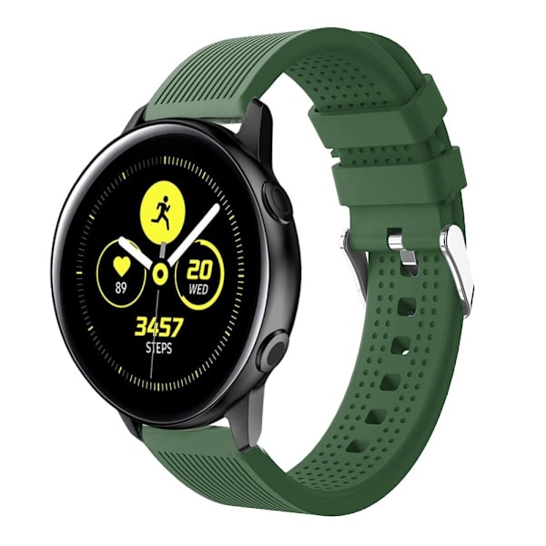 Silikonerem til Samsung Galaxy Watch Active Grøn
