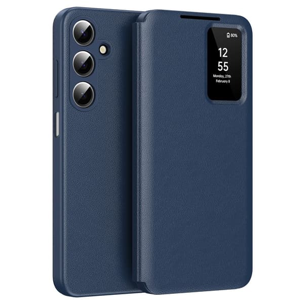 Läderfodral Smart View Samsung Galaxy A17 Blå