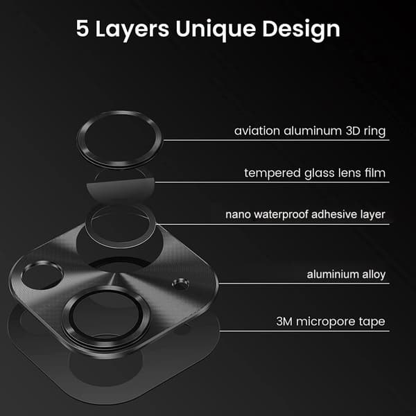 Hat Prince Aluminium Kamerabeskyttelse iPhone 14/iPhone 14 Plus Lilla