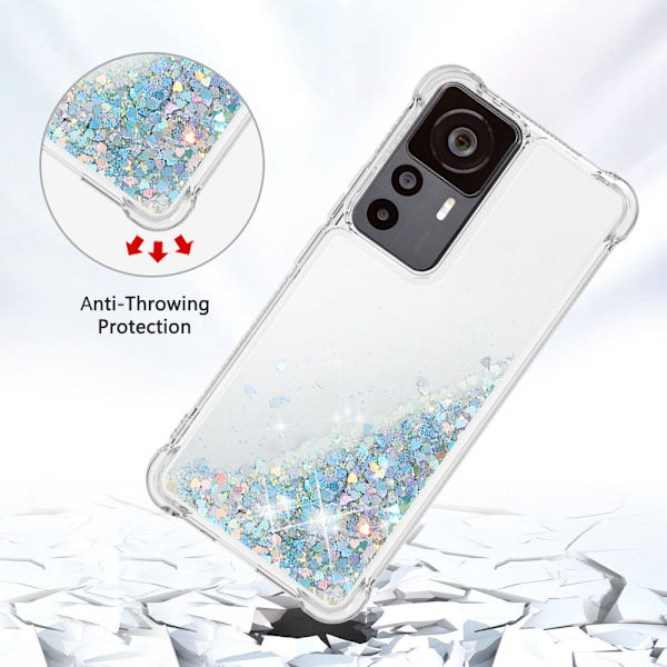 Glitter Bling TPU Case Xiaomi 12T Pro Silver