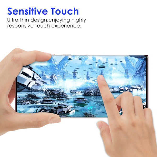 Fuld dækkende Curved Skærmbeskyttelse Samsung Galaxy S22 Ultra