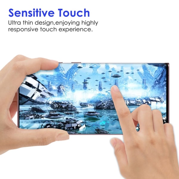 Täysi peittävä kaareva näytönsuoja Samsung Galaxy S22 Ultra