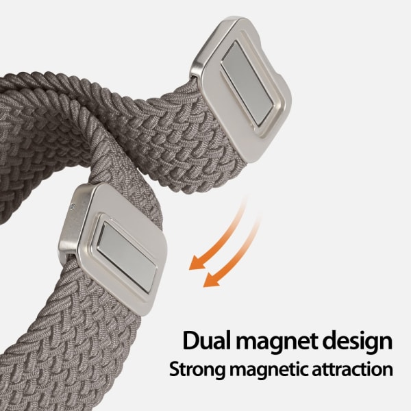 Dux Ducis Elastic Nylon Woven Strap Apple Watch 42/44/45 mm Clay