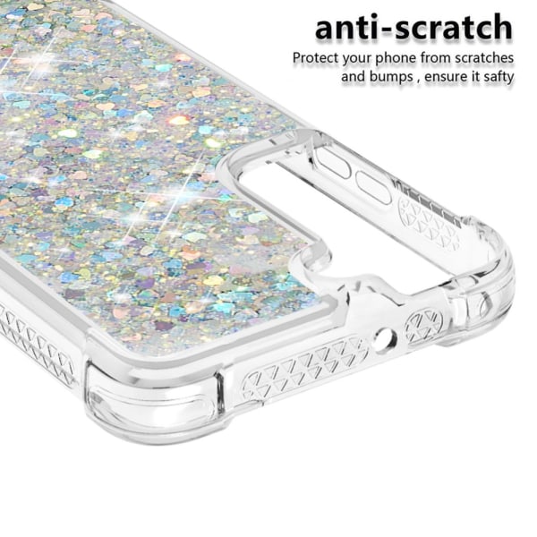 Glitter Bling TPU Case Samsung Galaxy S22 Silver