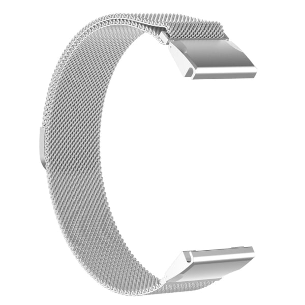 Milanese Loop Rem til Garmin Fenix 5/5 Plus/6/6 Pro Sølv