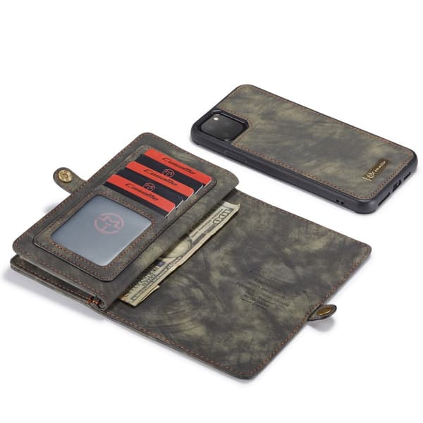 CaseMe Lompakkokotelo Multi-Slot iPhone 11 Pro Max Harmaa
