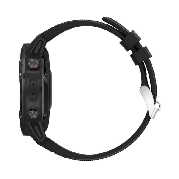 Silikonarmband Garmin Fenix E 47mm Svart