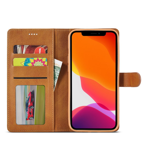 LC.IMEEKE Pungetui iPhone 13 Cognac