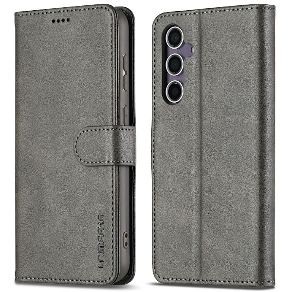 LC.IMEEKE Plånboksfodral Samsung Galaxy S25 Plus Grå