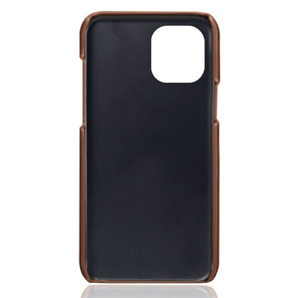 Läderskal Med Kortfack iPhone 13 Pro Brun