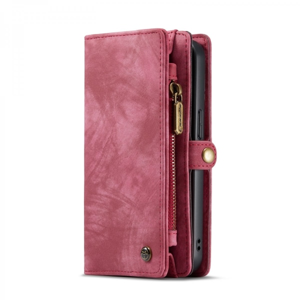 CaseMe Multi-Slot 2 i 1 Wallet Case iPhone 13 Mini Rød