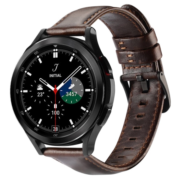 Dux Ducis Läderarmband Samsung Galaxy Watch 6 Classic 43mm Brun