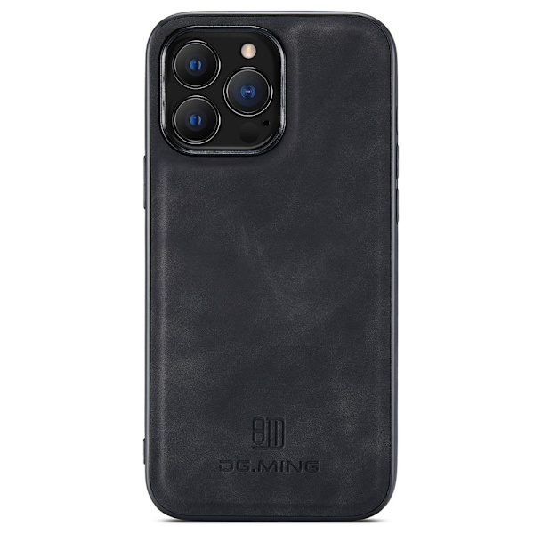 DG.MING 2 in 1 magneettinen korttipaikkakotelo iPhone 14 Prolle, musta