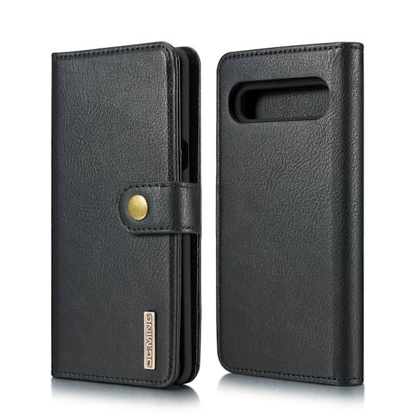 DG.MING 2-i-1 Magnet Pung Samsung Galaxy S10 Plus Sort