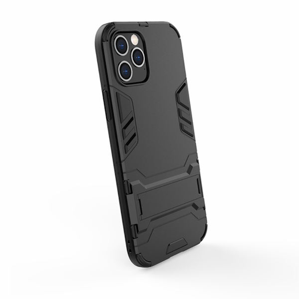 Kickstand Skal iPhone 12/12 Pro Svart