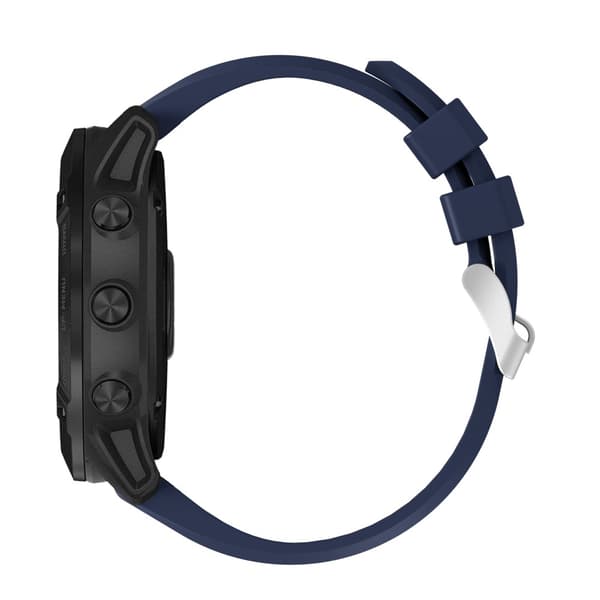Silikonearmbånd Garmin Fenix 7X Pro Mørkeblå