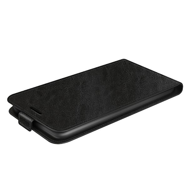 Læder Flip Cover iPhone 14 Pro Max Sort
