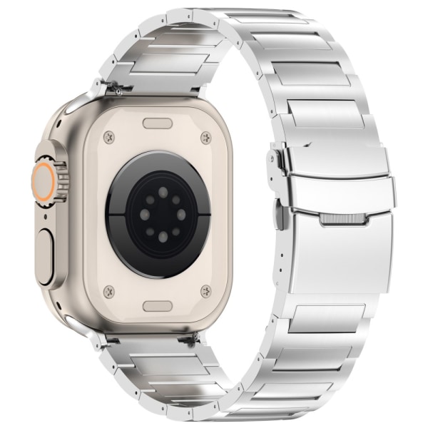 Titanranneke Apple Watch 42/44/45/49 mm Hopea