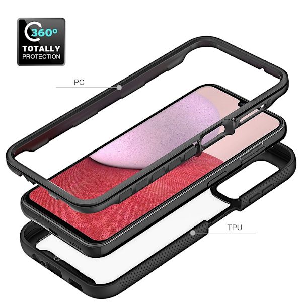 Allround Cover Skal Samsung Galaxy A14 Sort