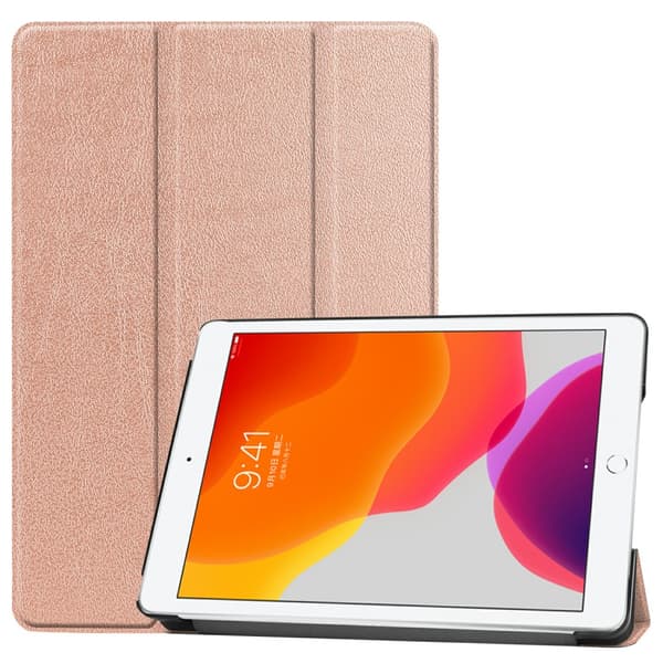 iPad 10.2 7. generation (2019) Etui Tri-fold Rosa