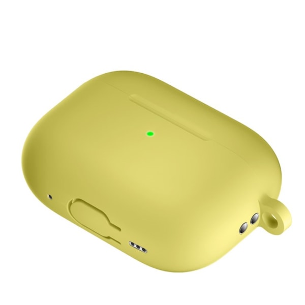 Silikonikuori ja karabiini Apple AirPods Pro 2 Yellow