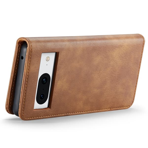 DG.MING 2-i-1 Magnetiskt Plånboksfodral Google Pixel 8 Cognac