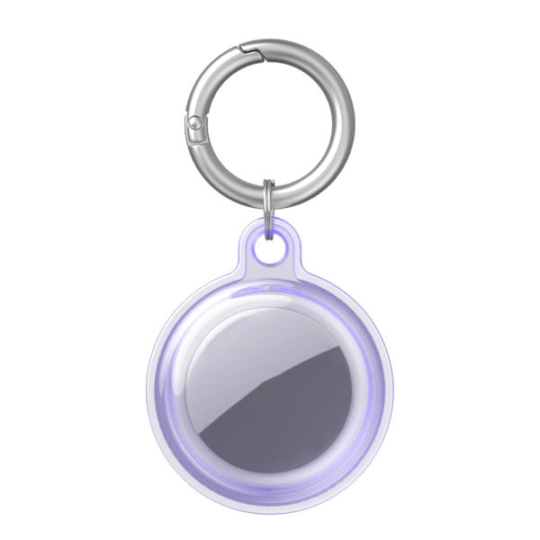 Skal TPU Apple AirTag Transparent Lila