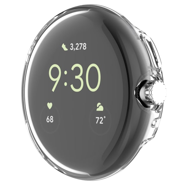 Heltäckende TPU Skal Google Pixel Watch 2 Transparent
