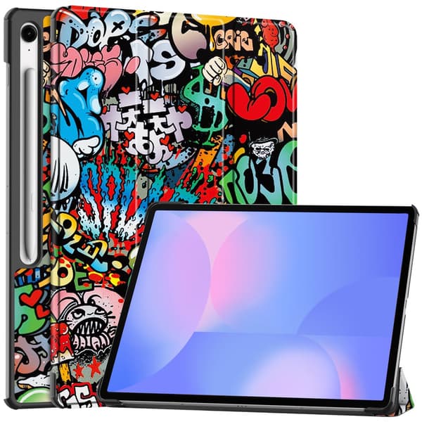 Samsung Galaxy Tab S10 FE Plus Cover Tri-fold Graffiti
