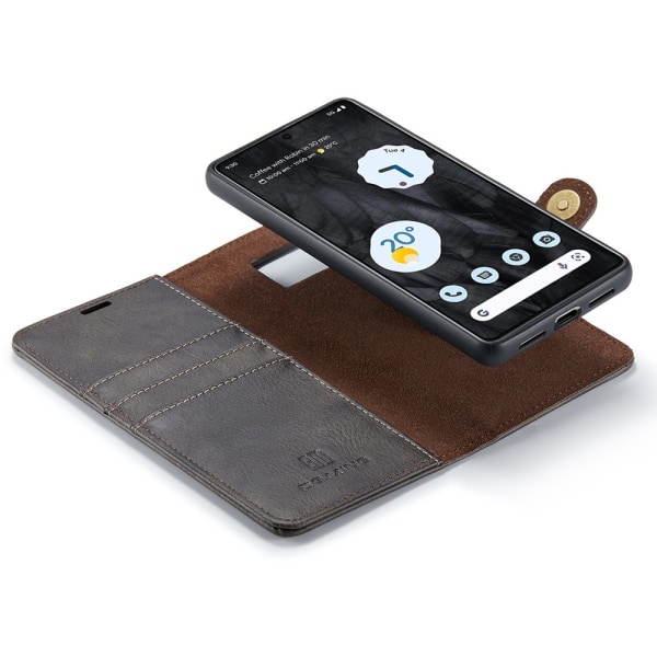 DG.MING 2-in-1 Magnet Wallet Google Pixel 8 Pro Brown